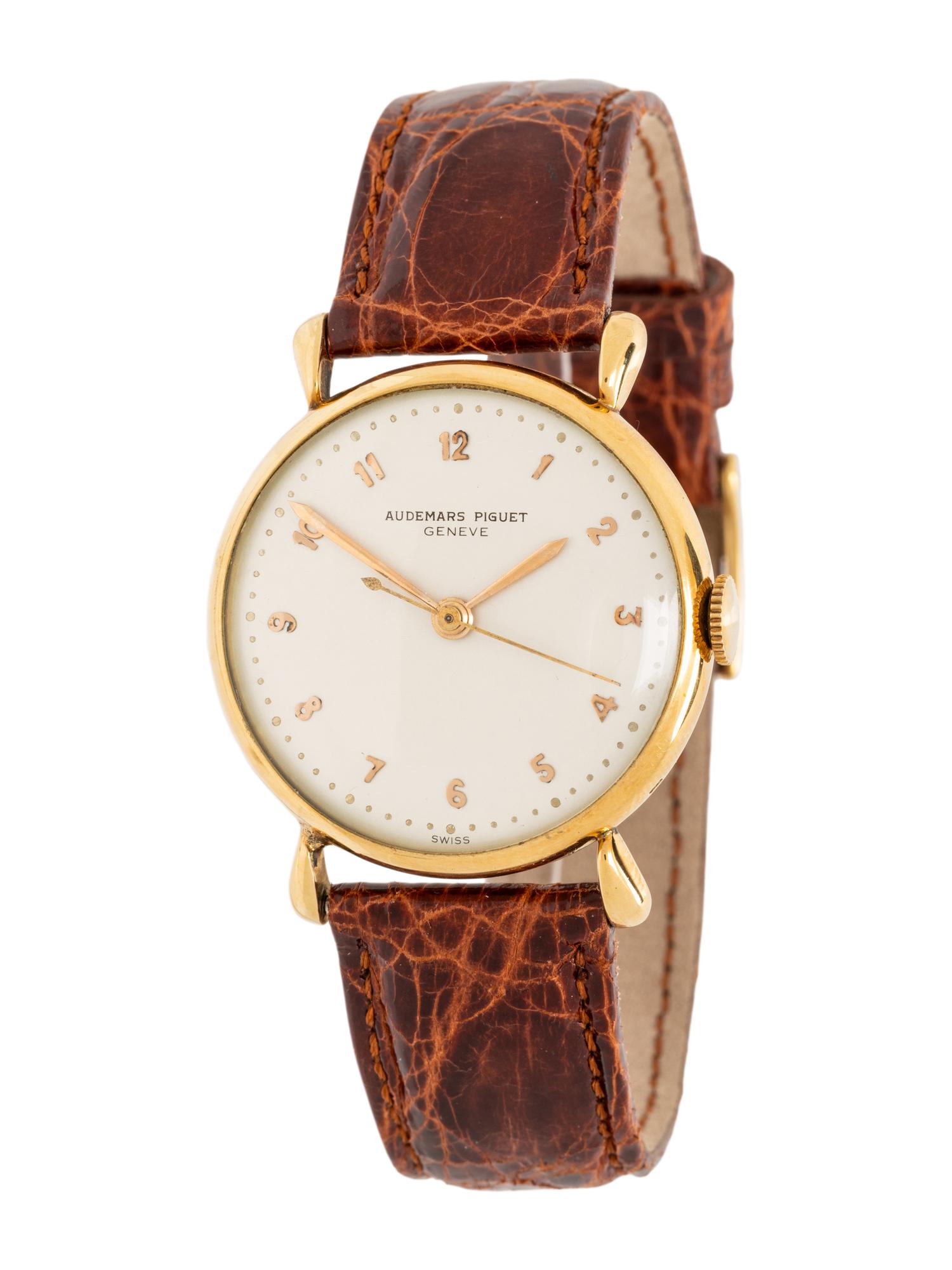 AUDEMARS PIGUET, 18K YELLOW GOLD WATCH