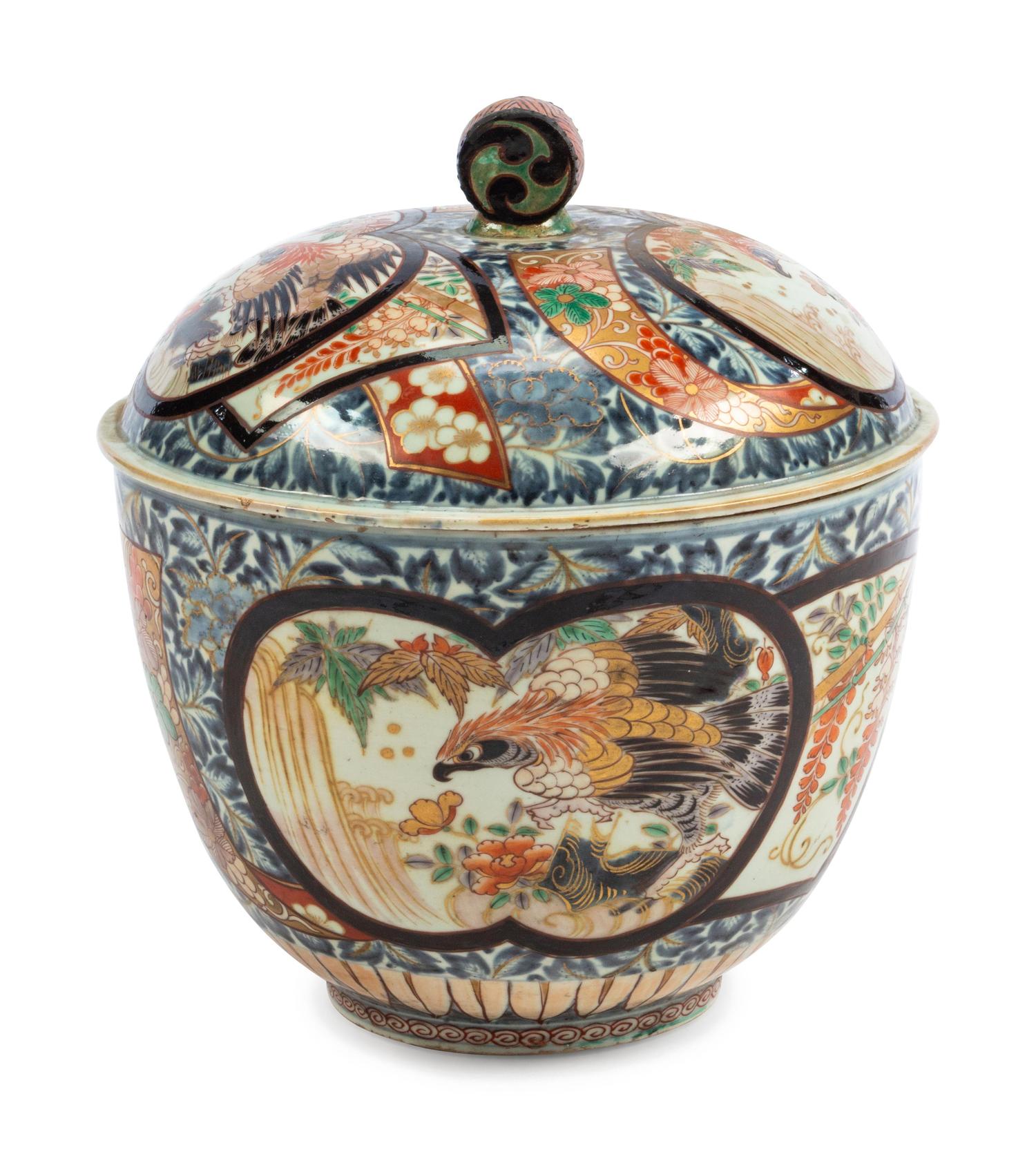 A Japanese Imari Covered Vase