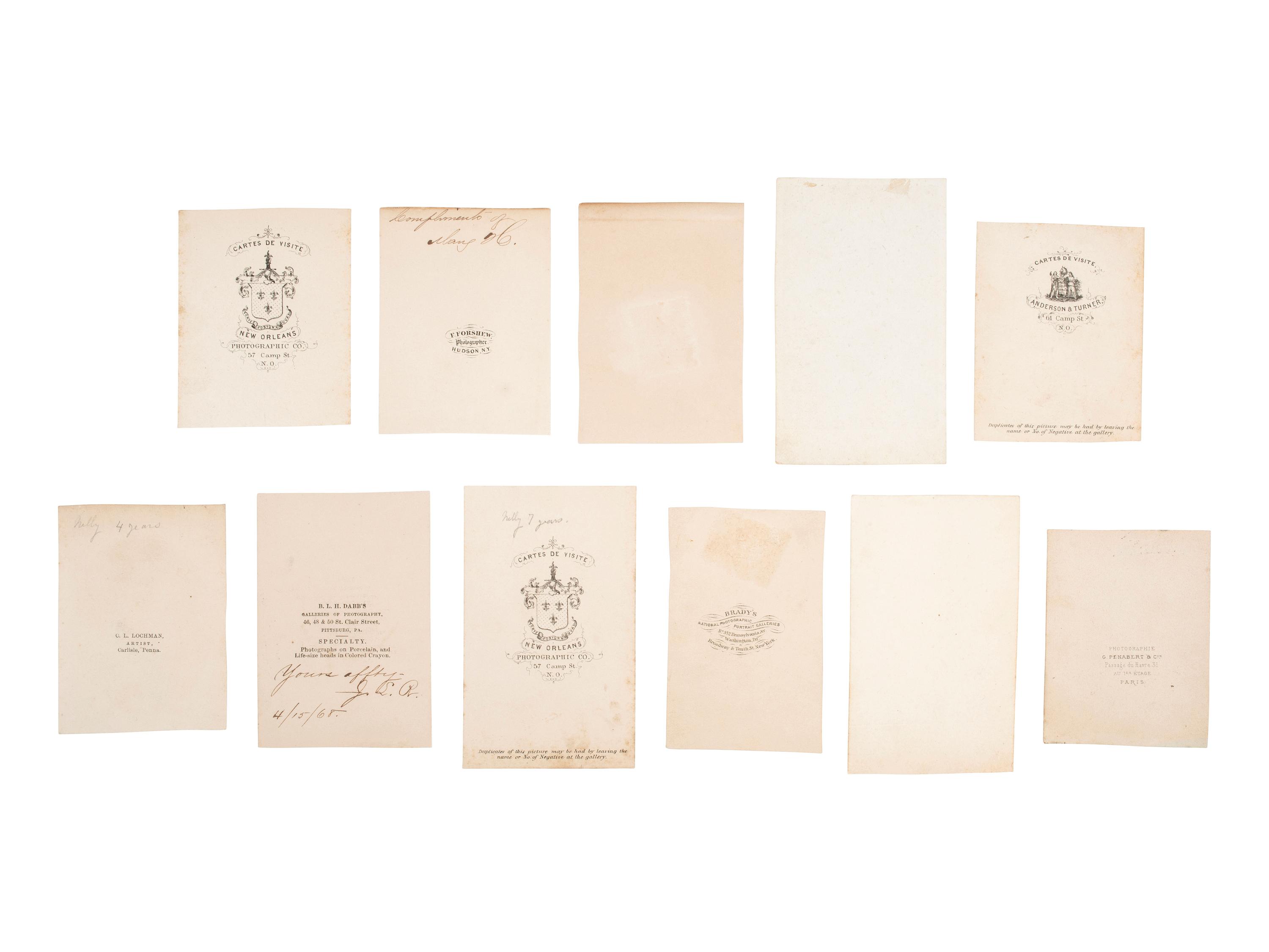 [CIVIL WAR - DEPARTMENT OF THE GULF - NAVY]. 32 CDVs of Union officers serving in the Department of the Gulf and the Navy, incl. General Edwin Griffin Beckwith and Lieutenant Joseph B. Smith, KIA aboard the frigate Congress .