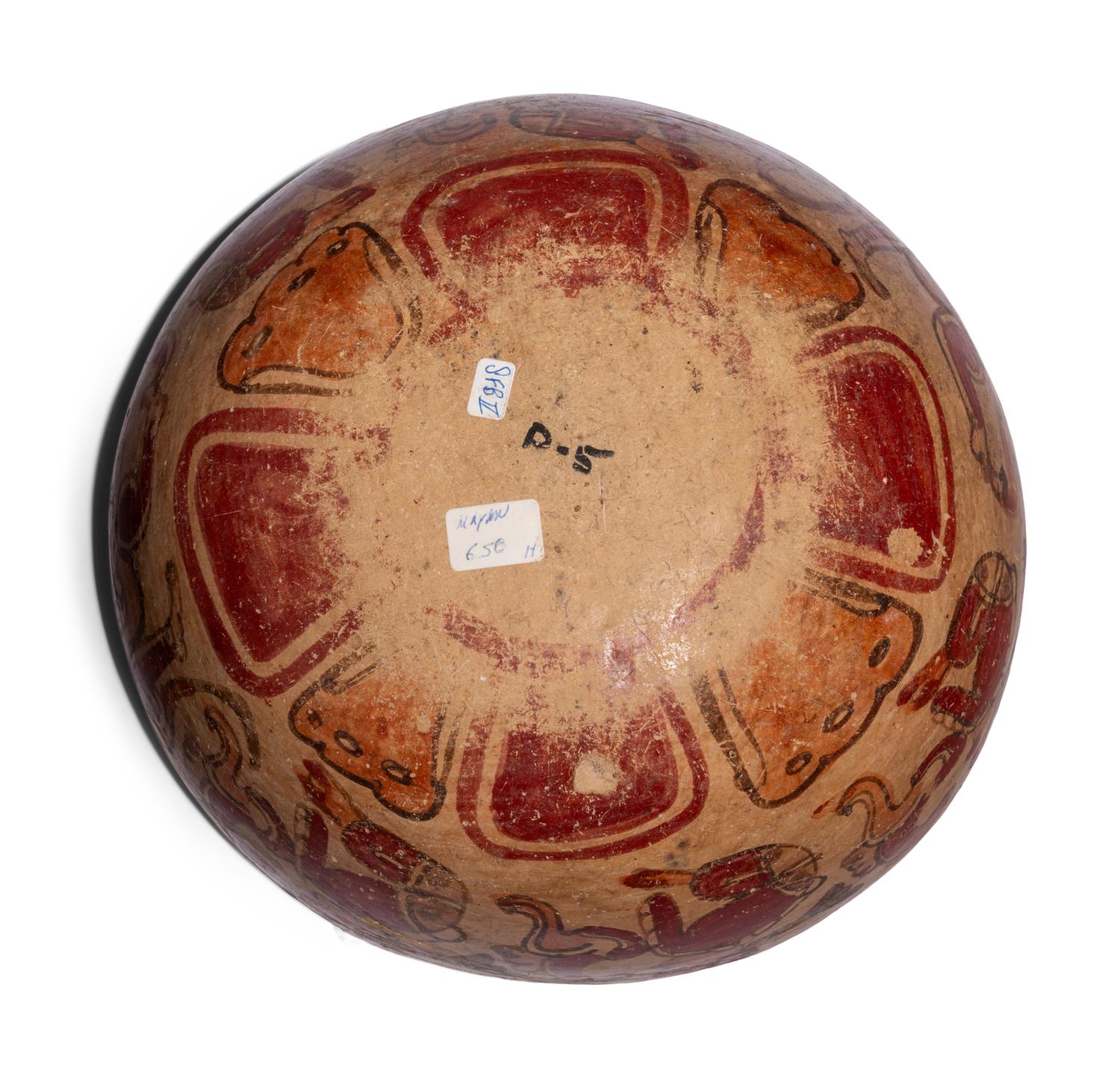 Three Maya Polychrome Bowls
