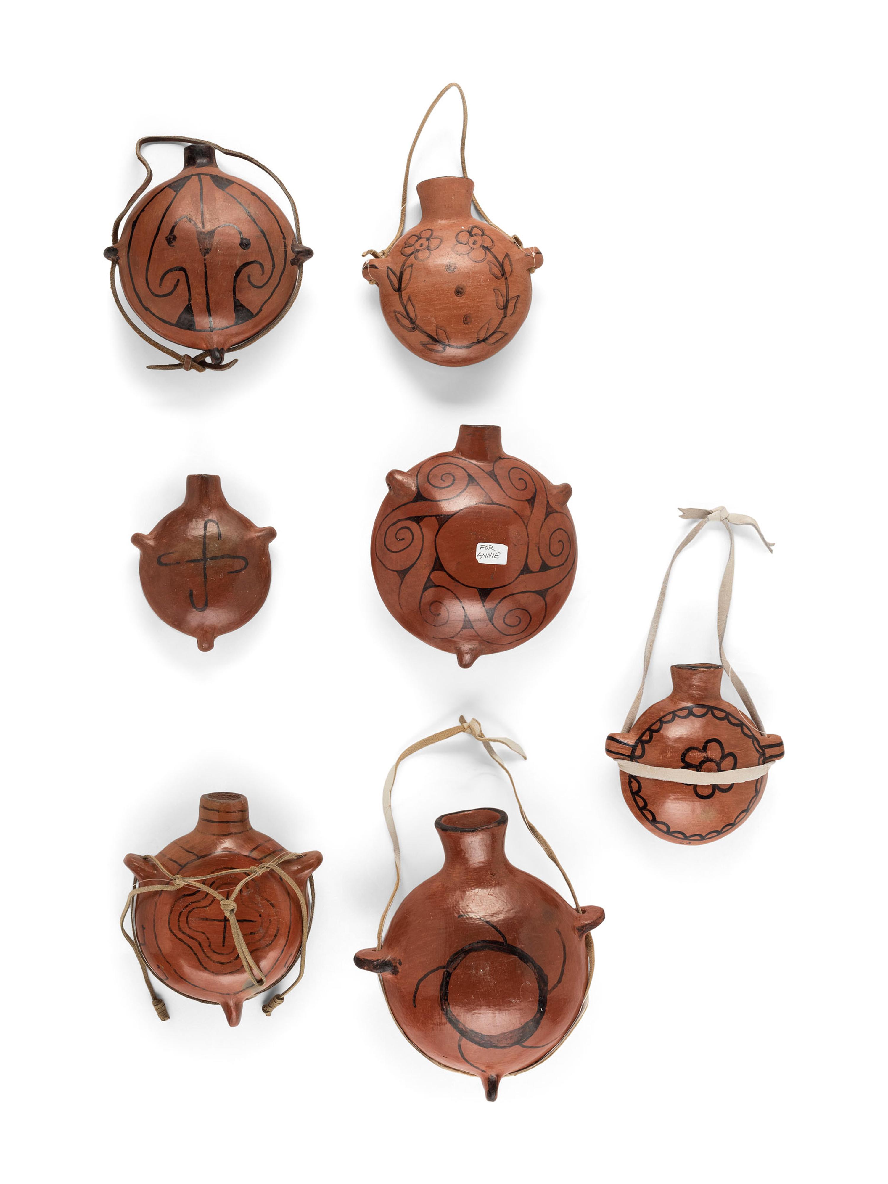 Maricopa and Tohono O'odham Pottery Canteens
