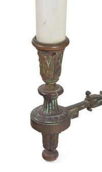 A Continental Gilt Bronze and Marble Side Table