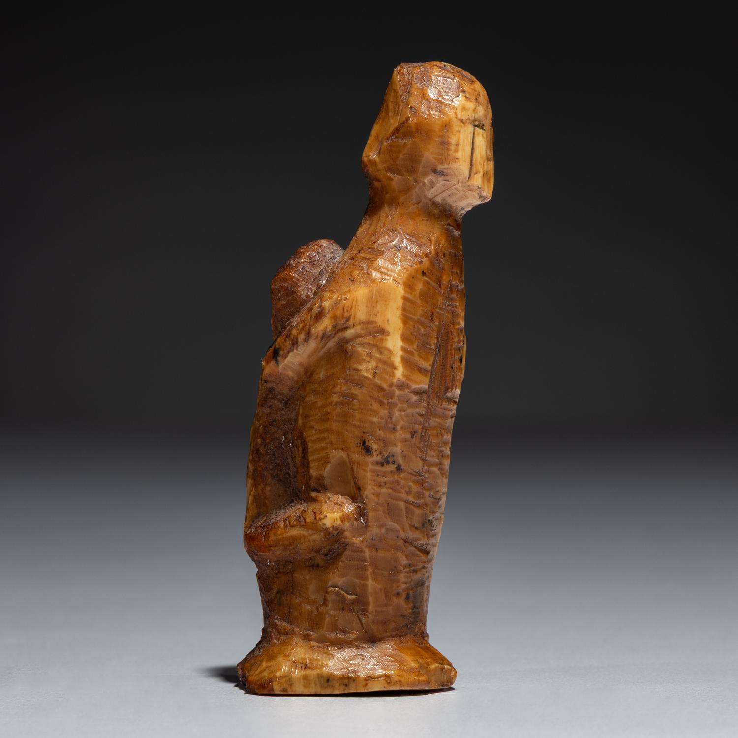 St. Lawrence Island Thule Culture, Mother and Child Figure