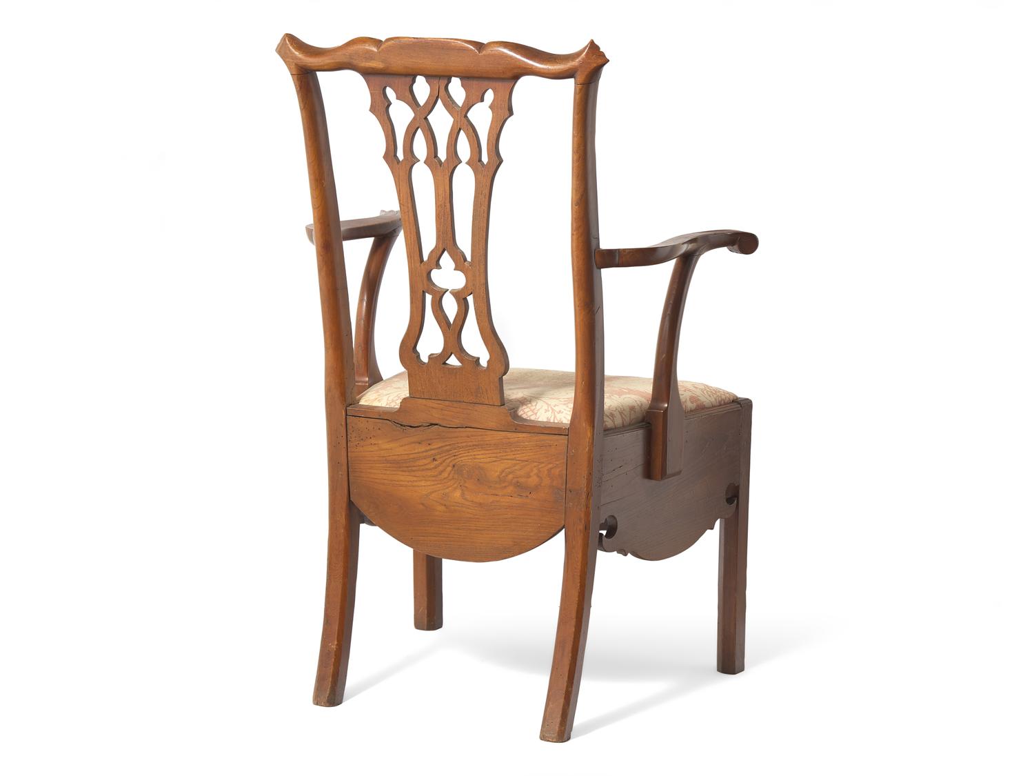 A Chippendale Carved Walnut Armchair
