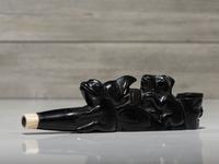 Haida Carved Argillite Pipe