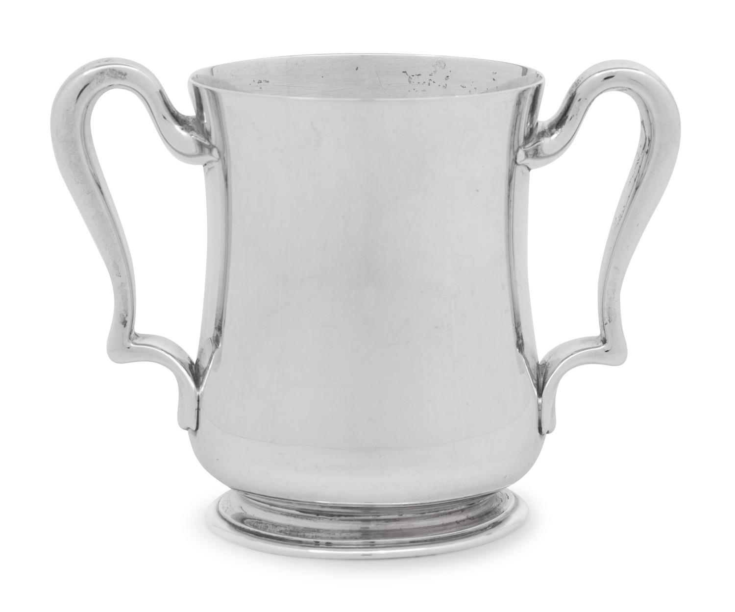 A Tiffany and Co. Silver Two-Handle Cup