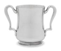 A Tiffany and Co. Silver Two-Handle Cup