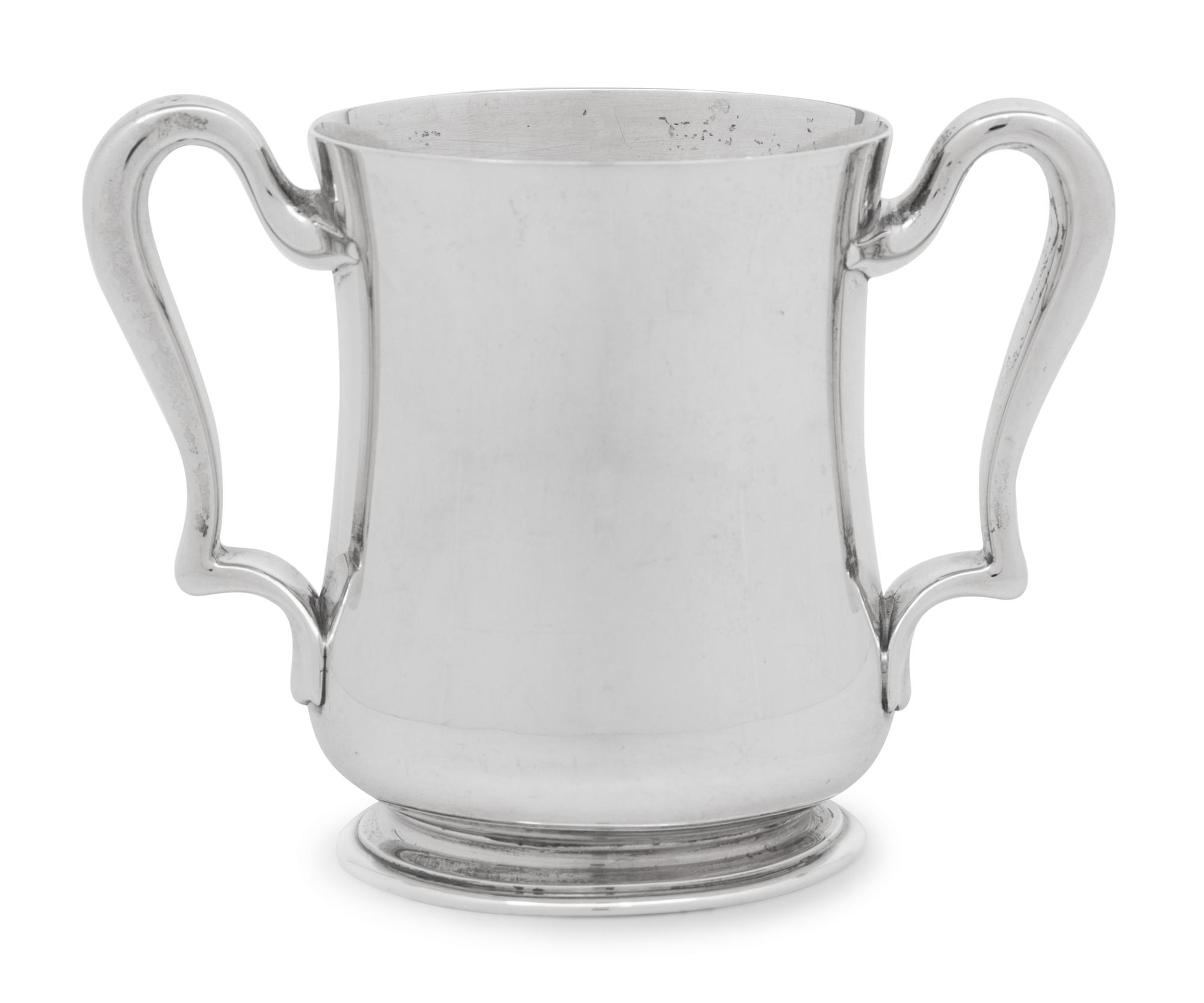 A Tiffany and Co. Silver Two-Handle Cup