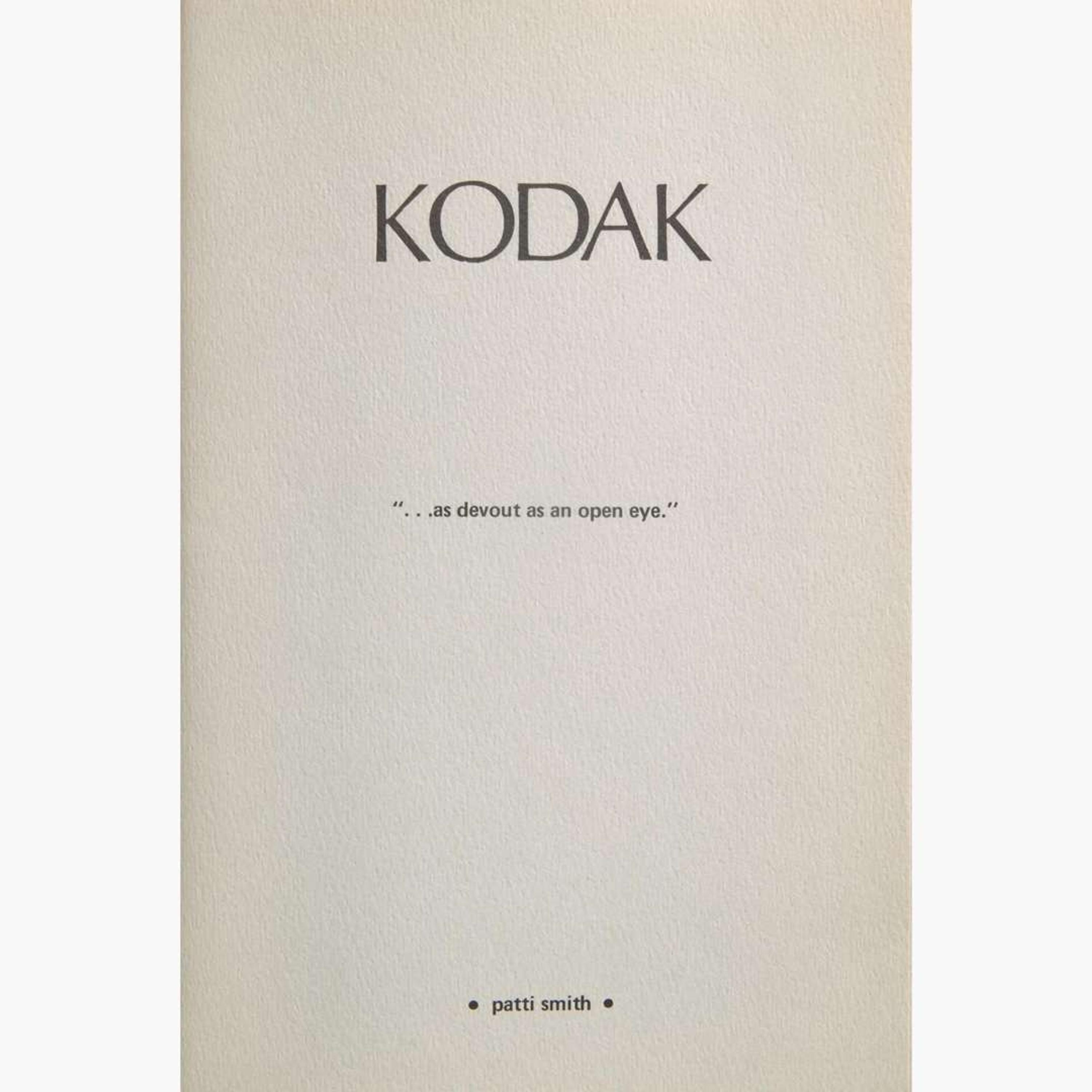 [Music] Smith, Patti Kodak, and A Useless Death