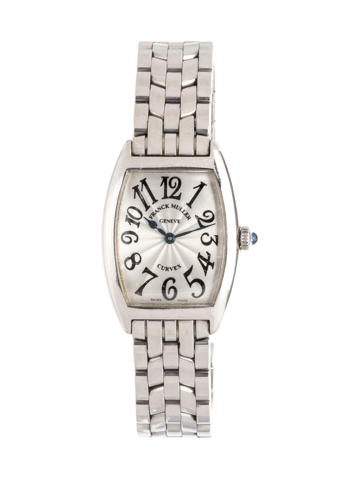 Franck Muller, Stainless Steel Ref. 1752QZ 'Cintree Curvex' Wristwatch