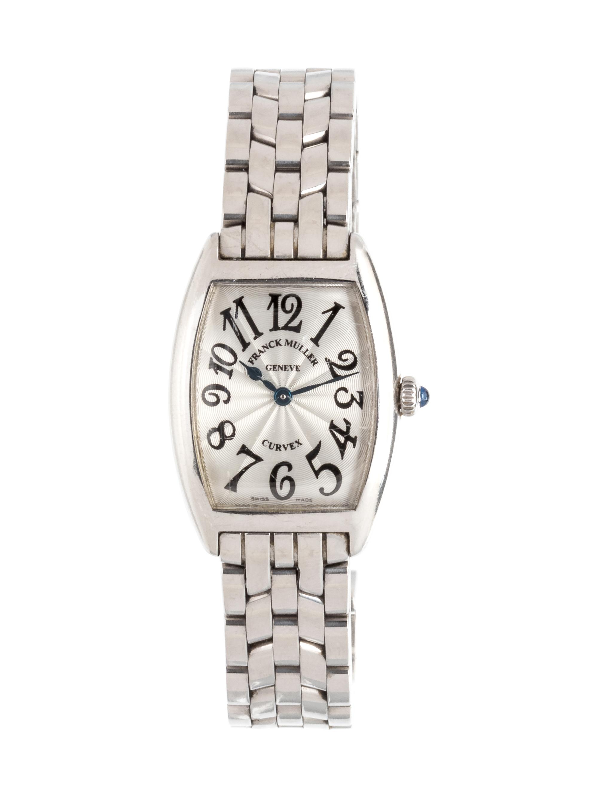 Franck Muller, Stainless Steel Ref. 1752QZ 'Cintree Curvex' Wristwatch