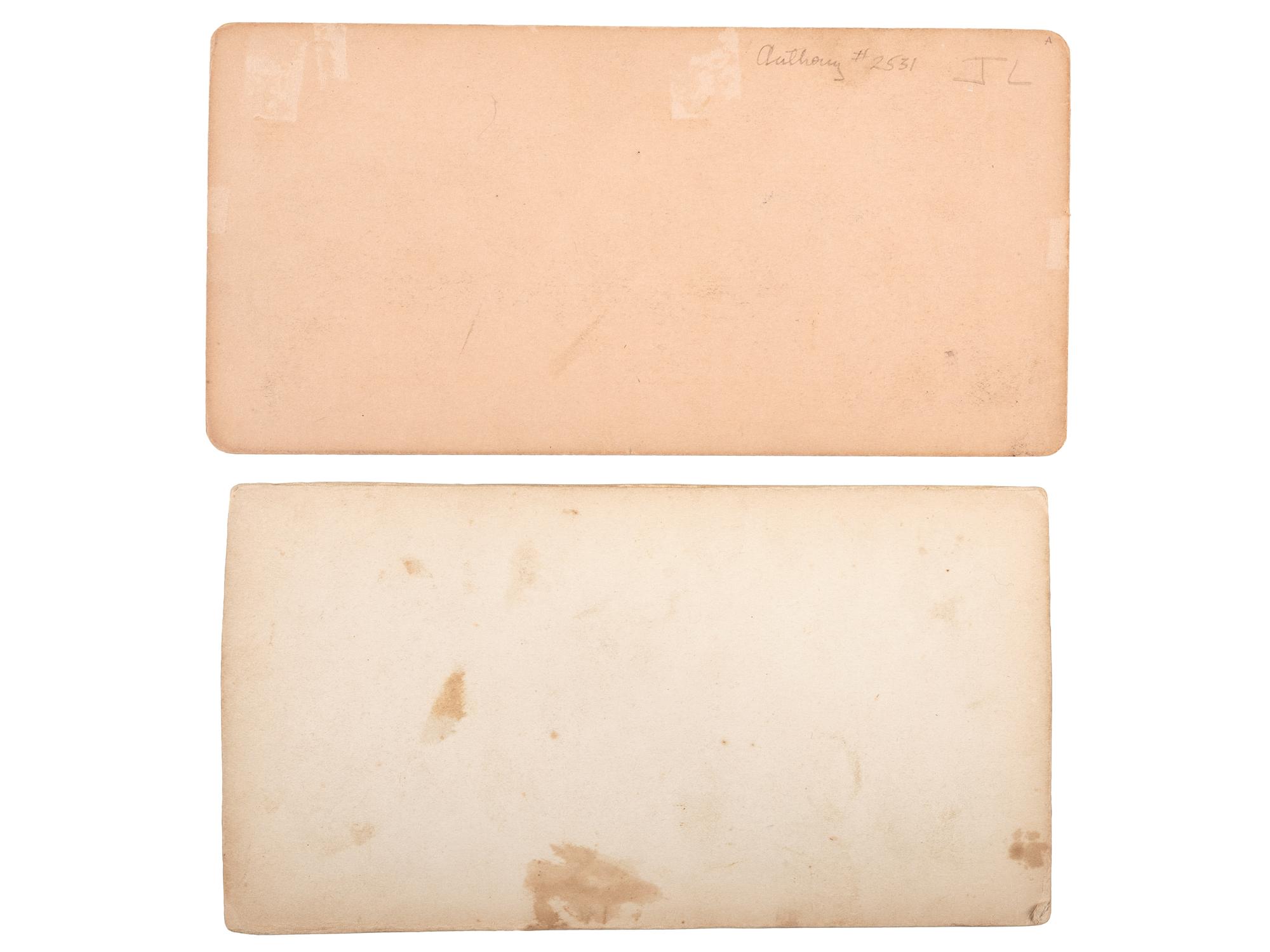 [CIVIL WAR]. A group of 2 stereoviews with medical content, incl. a doctor's tent and an embalming scene. New York: E. & H.T. Anthony, ca 1860s.