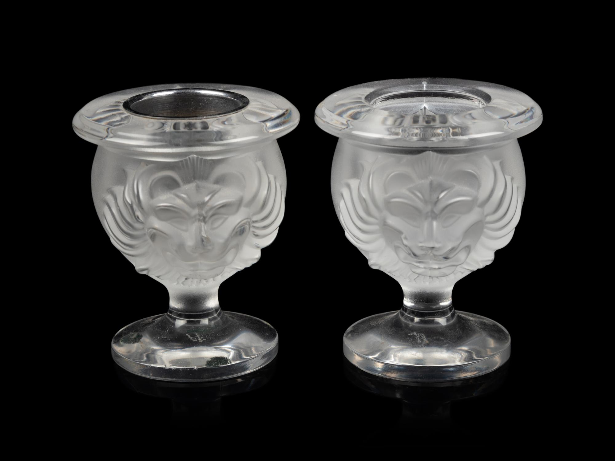 A Collection of Lalique Glass Table Articles