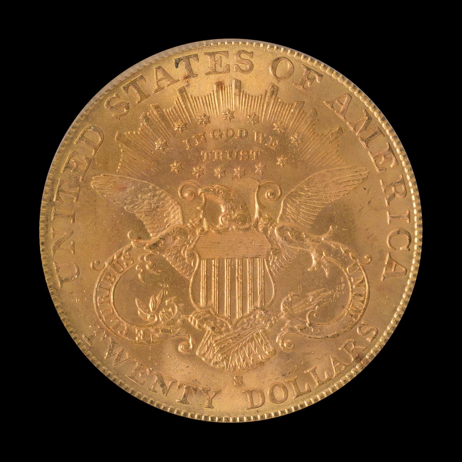 A United States 1905-S Liberty Head $20 Gold Coin