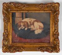 A Group of Twelve Dog Paintings