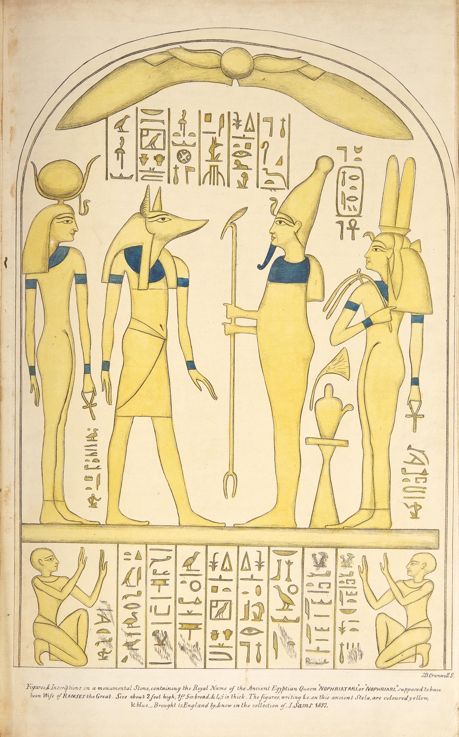 [Travel & Exploration] Sams, J(oseph). Ancient Egypt. Objects of Antiquity, forming part of the Extensive & rich collections from Ancient Egypt...