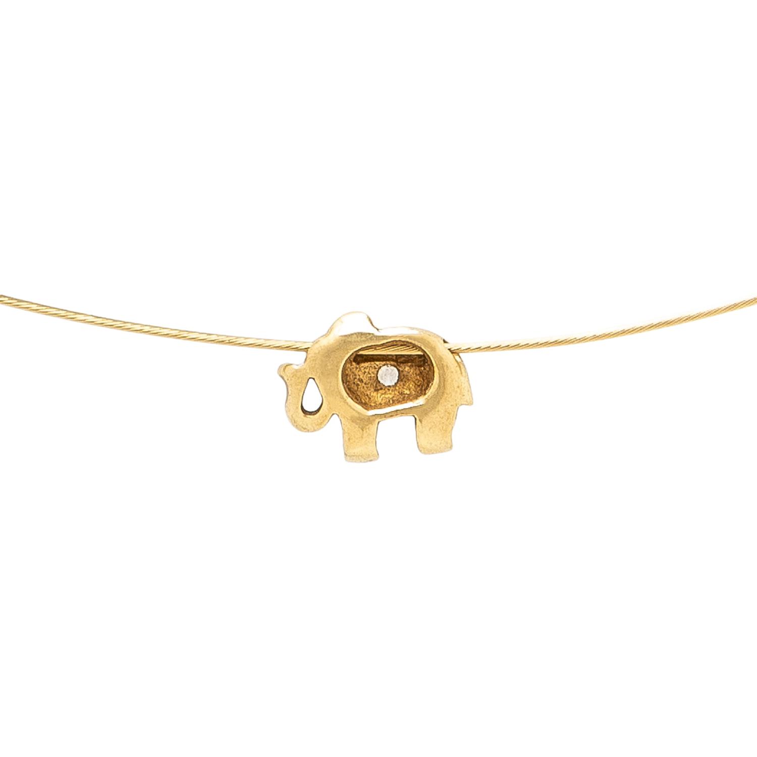 TWO YELLOW GOLD NECKLACES