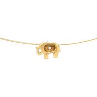 TWO YELLOW GOLD NECKLACES