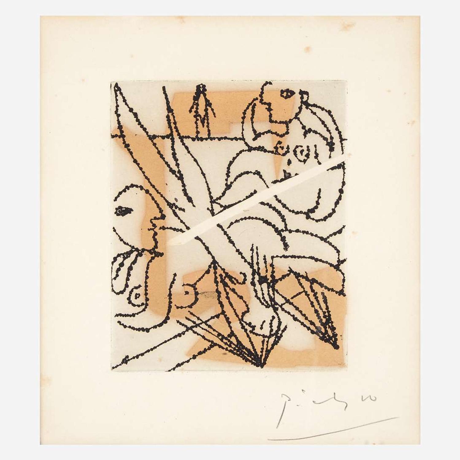 Pablo Picasso (Spanish, 1881-1973) La Plongeuse