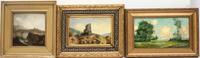 Artist Unknown, (19th/20th century), Landscapes (three works)