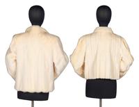 Two White Mink Jackets