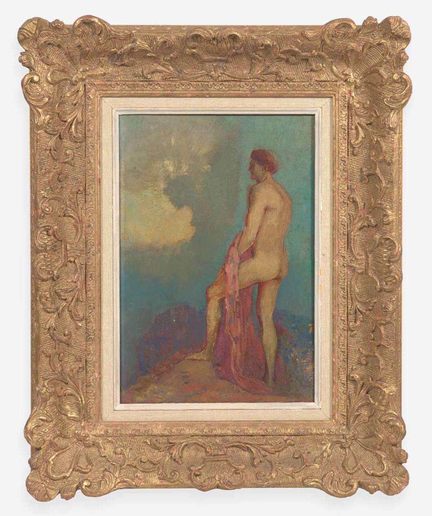 Odilon Redon (French, 1840-1916) - Œdipe au Jardin des Illusions