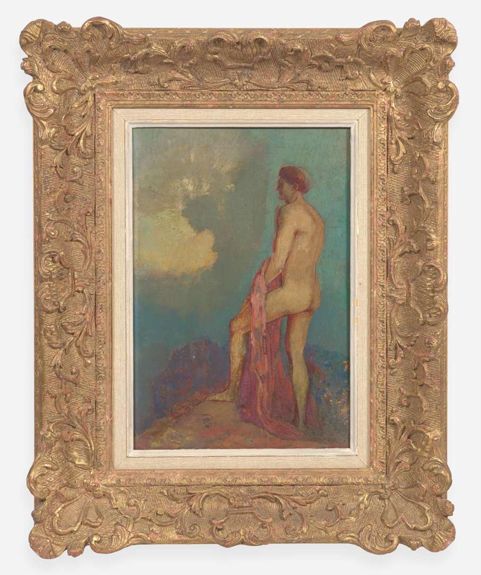 Odilon Redon (French, 1840-1916) - Œdipe au Jardin des Illusions