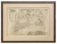 [Maps & Atlases] [New York] Ratzer, Bernard. To His Excellency Sr. Henry Moore, Bart. Captain General and Govenour in Chief, in & over the Province of New York & the Territories depending thereon in America Chancellor & Vice Admiral of the same. This Plan of the City of New York...