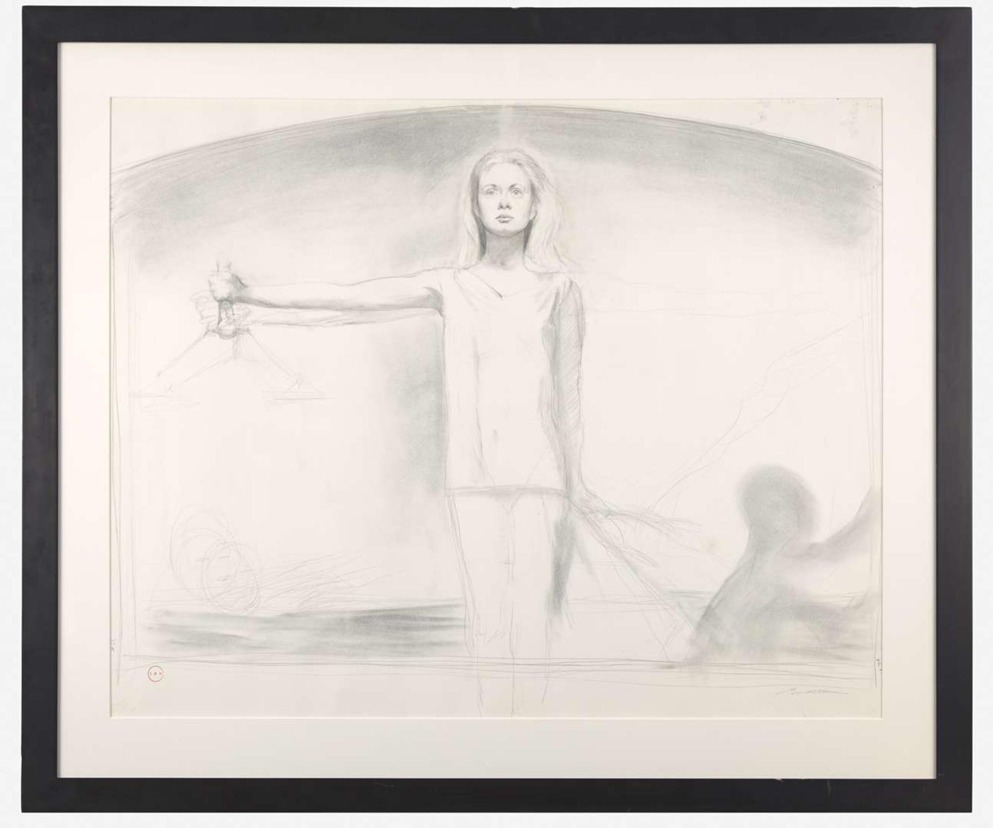 Bo Bartlett (American, b. 1955) - Maquette for Justice Mural