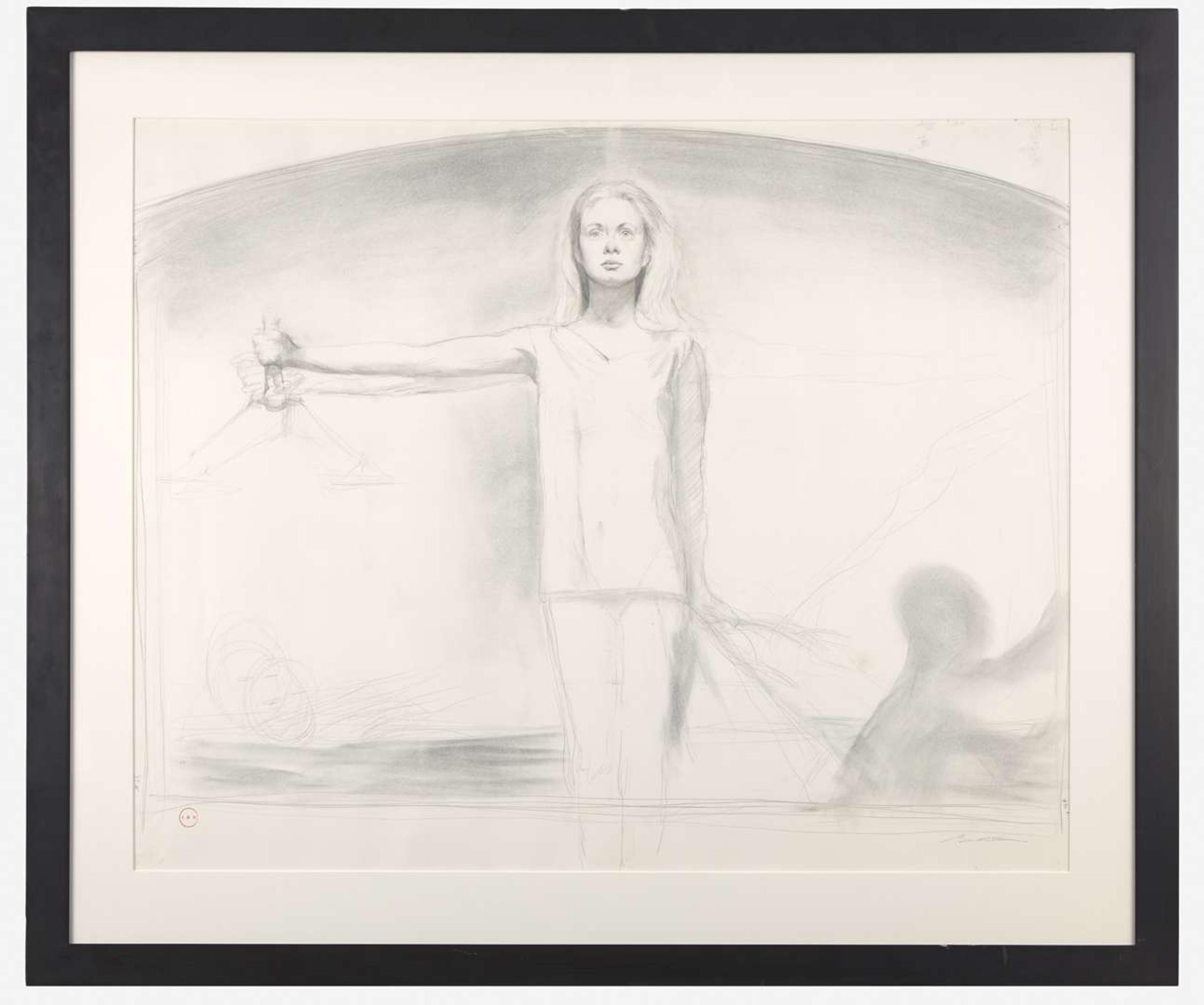 Bo Bartlett (American, b. 1955) - Maquette for Justice Mural