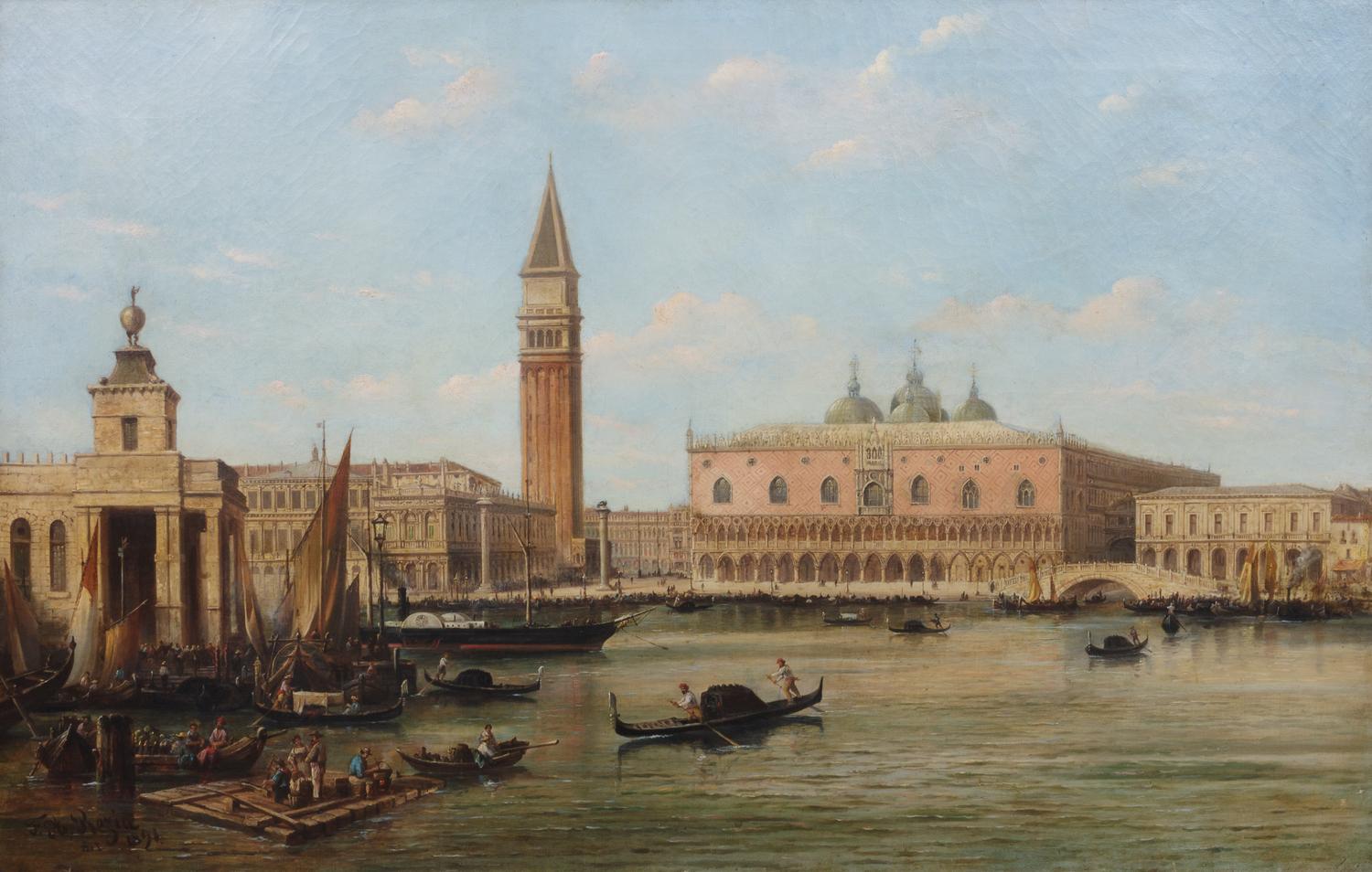 On the Bacino de San Marco - Venice, 1891
