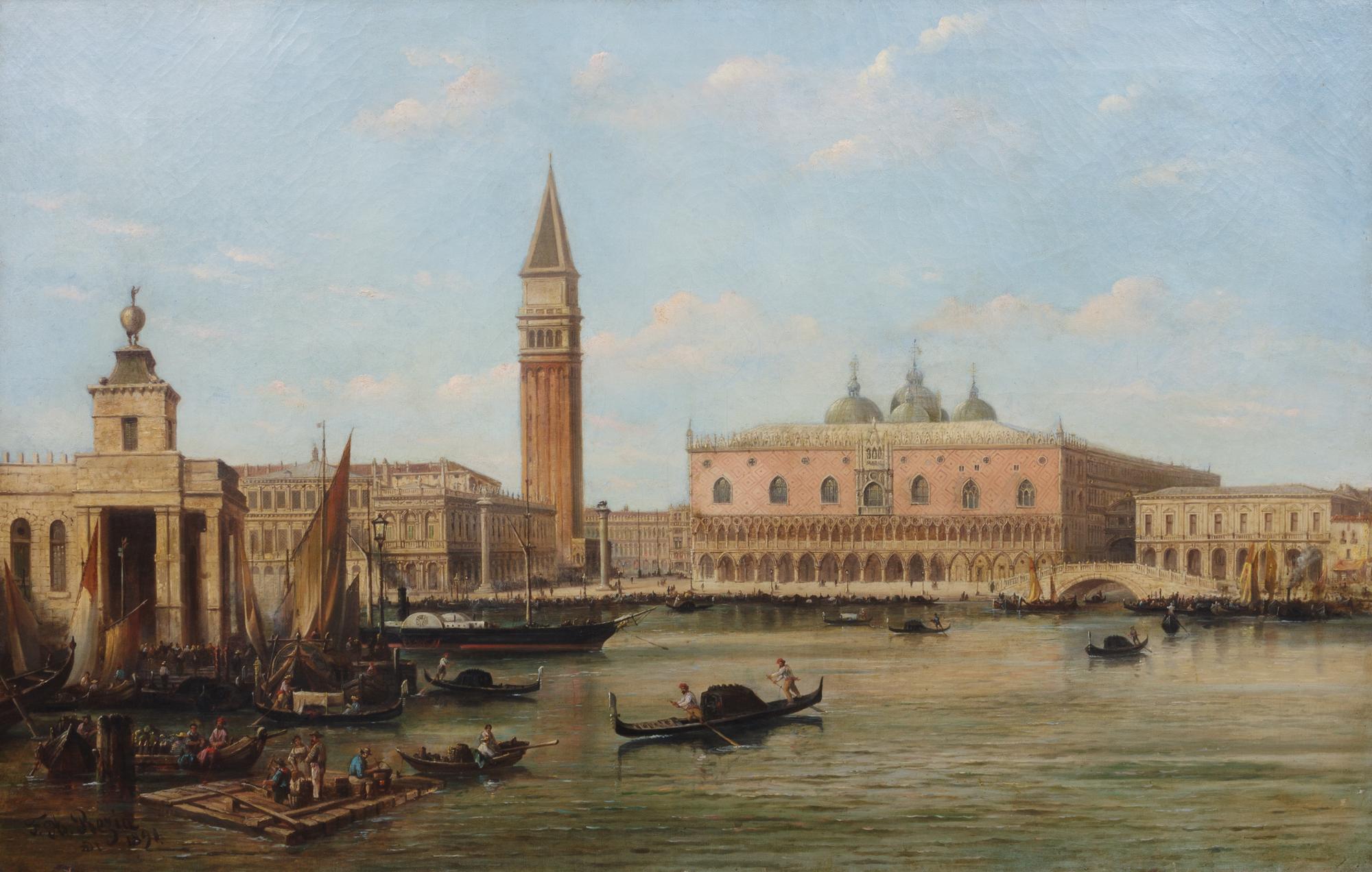 On the Bacino de San Marco - Venice, 1891