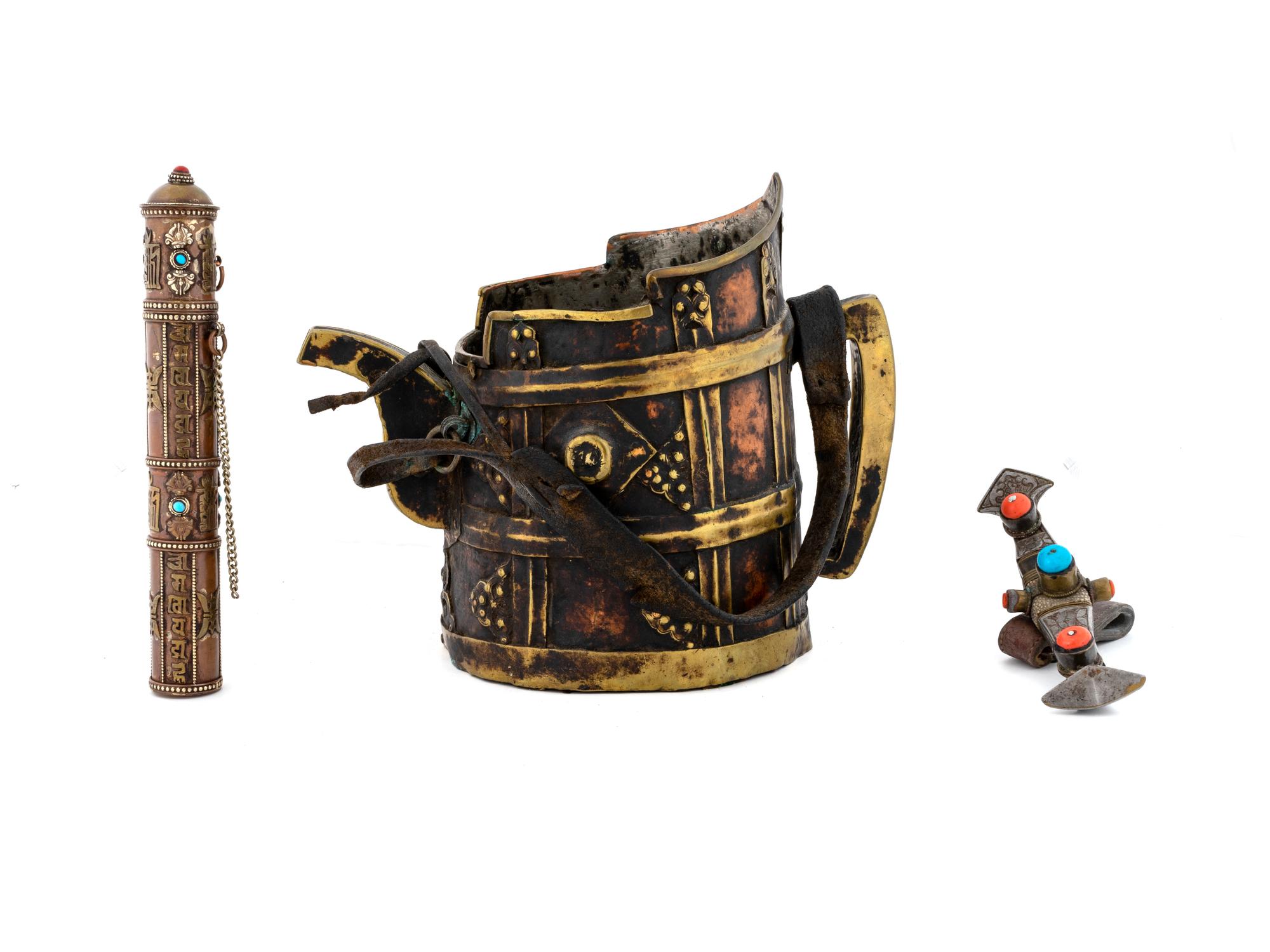Three Asian Metal Articles — 19TH/20TH CENTURY