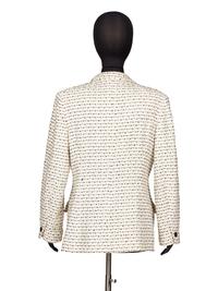 Chanel, White & Black Tweed Jacket