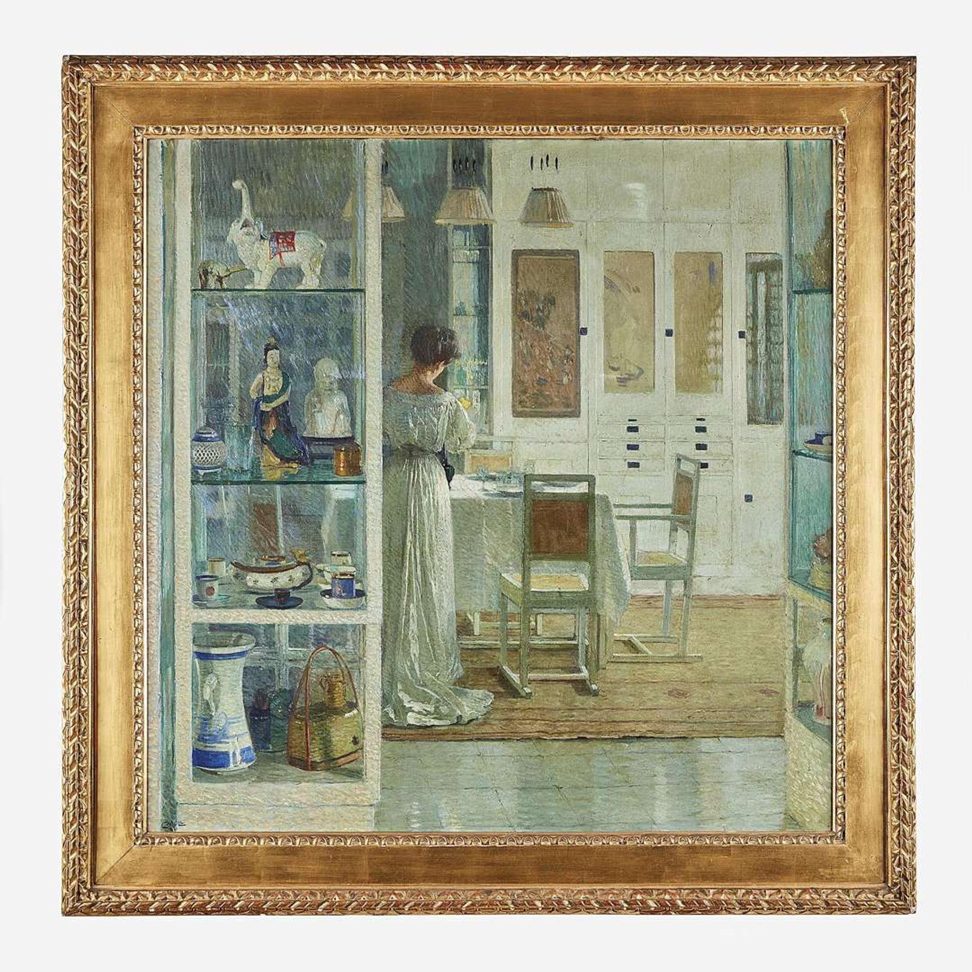 Carl Moll (Austrian, 1861–1945) Weißes Interieur (White Interior)