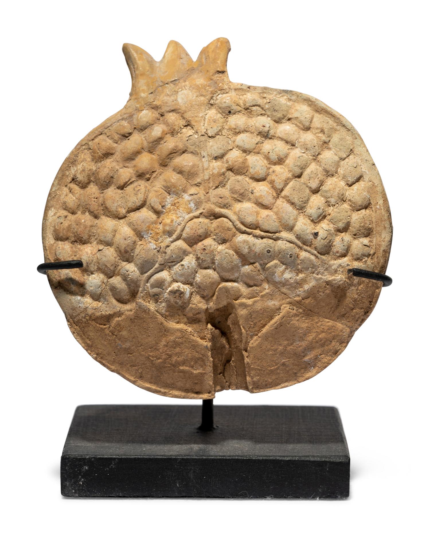 A Western Greek Terracotta Pomegranate