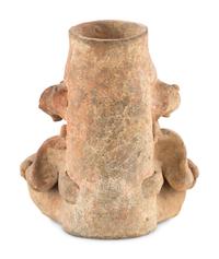 A Zapotec Funerary Urn with a Deity