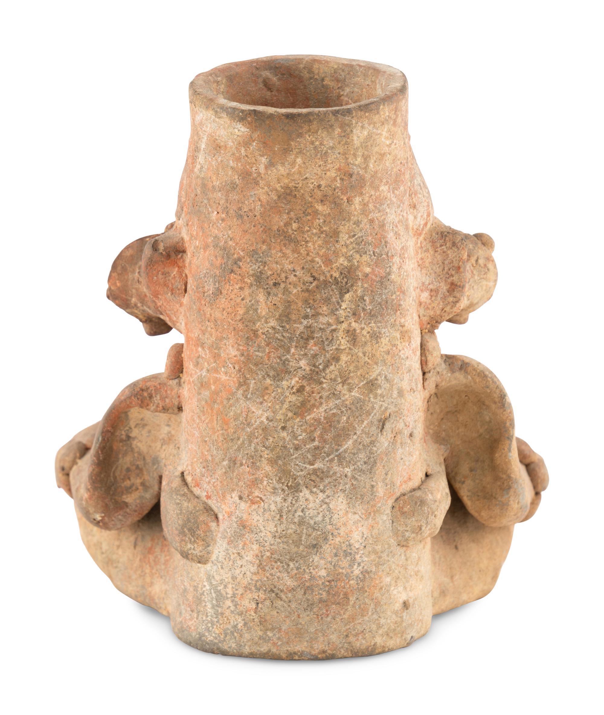 A Zapotec Funerary Urn with a Deity