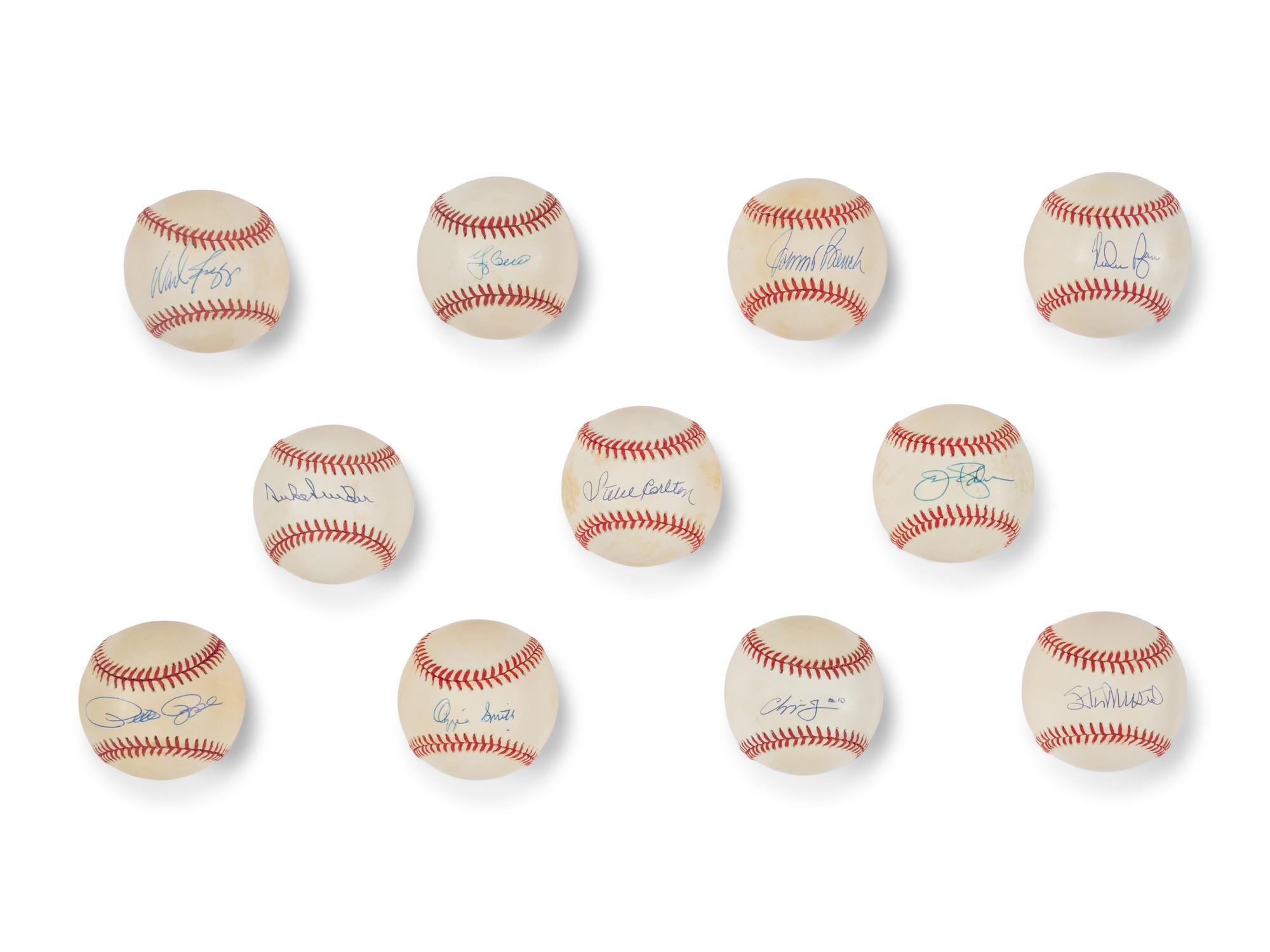 A Collection of Hall of Fame and Notable Signed Autograph Baseballs - Beckett Authentication Services (11)