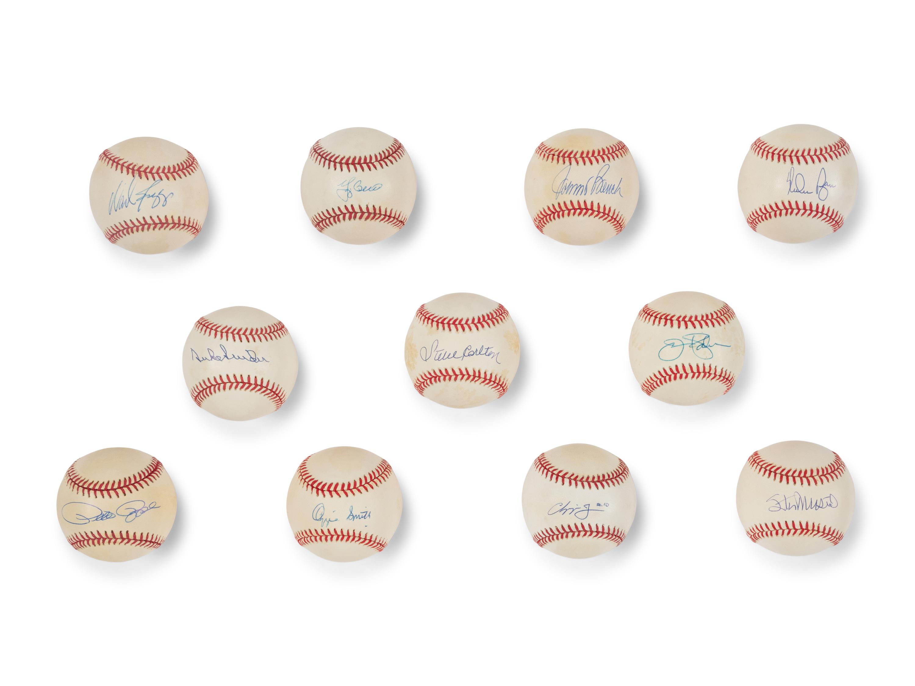 A Collection of Hall of Fame and Notable Signed Autograph Baseballs - Beckett Authentication Services (11)