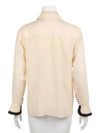 Three Blouses by Comme des Garçons, Valentino, and Karl Lagerfeld, 1980s-1990s