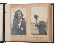 [NATIVE AMERICANS]. Album containing 54 photographs documenting an excursion in the Southwestern United States, incl. views of pueblos and Ute subjects.