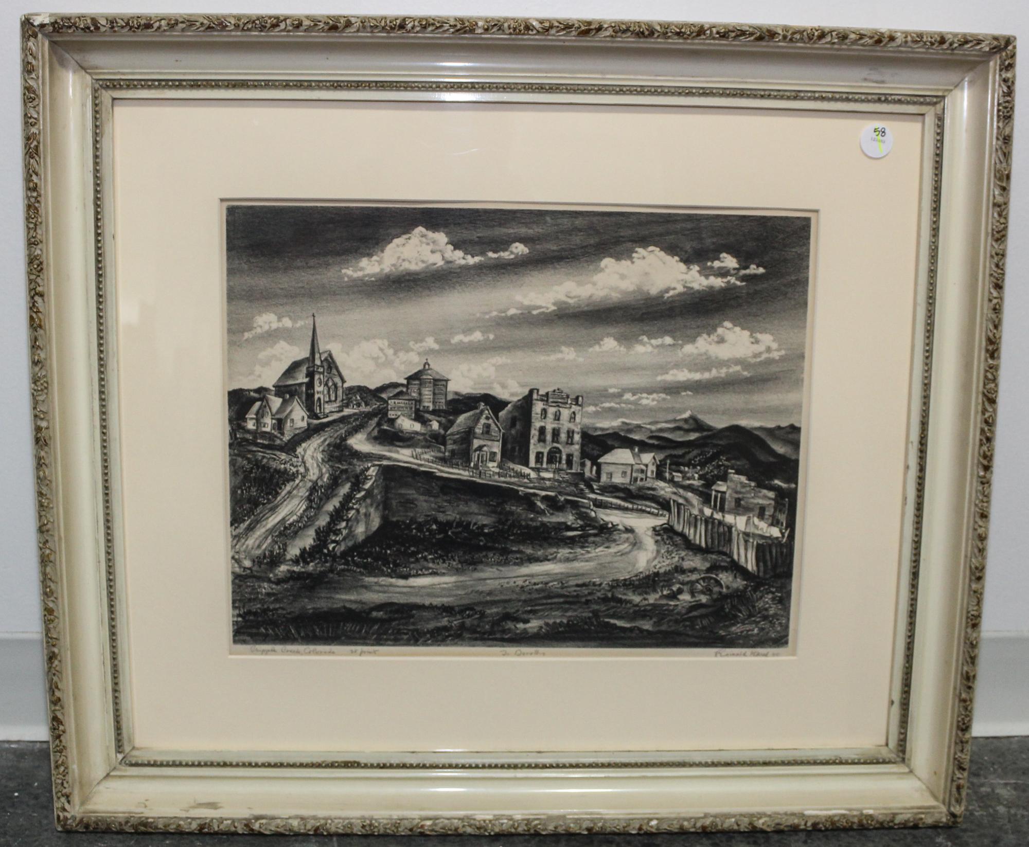 Reginald H. Neal, (American, 1909-1992), Cripple Creek, Colorado