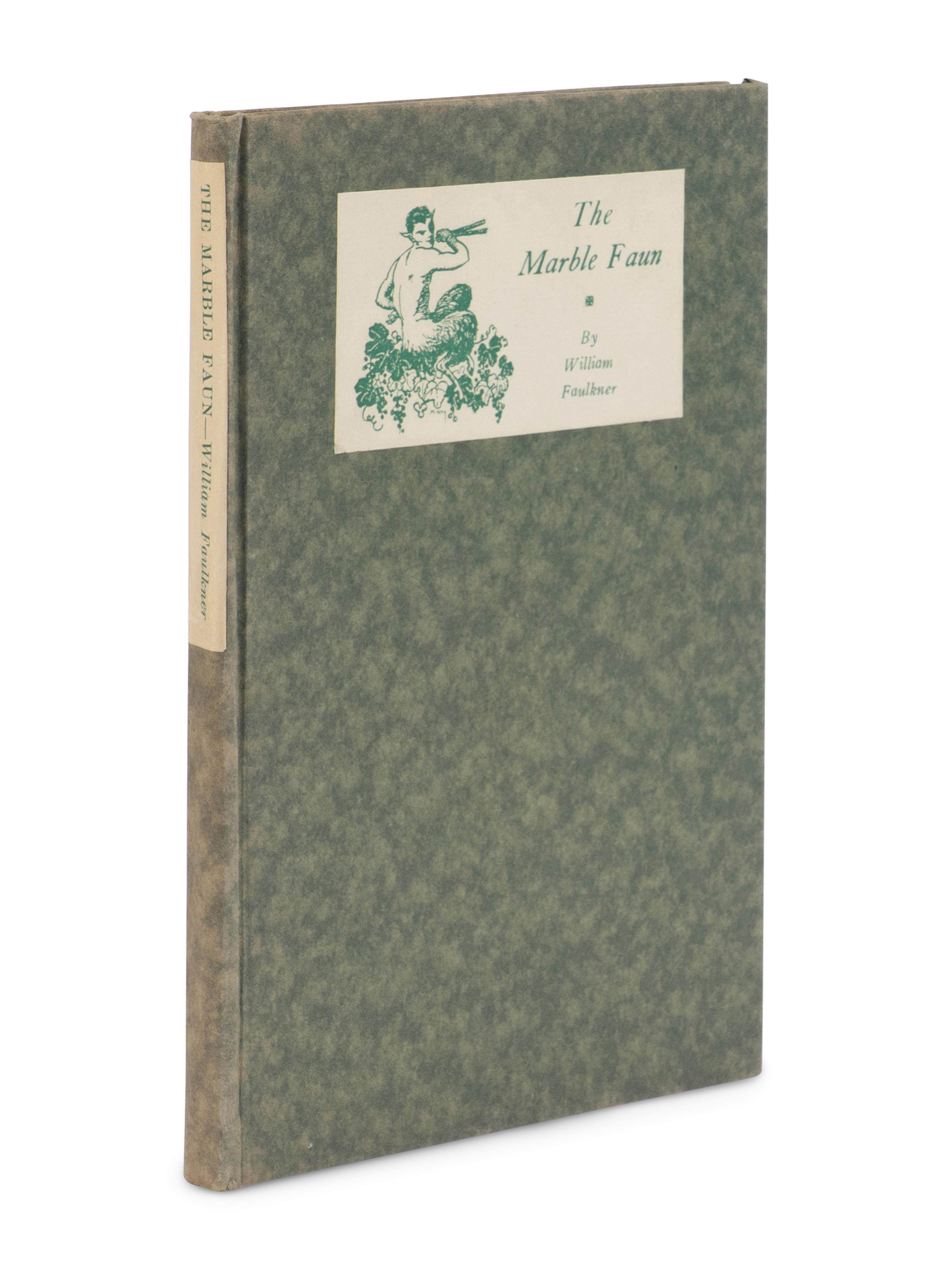 FAULKNER, William (1897-1962). Marble Faun . Boston: The Four Seas Company, 1924.