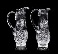 A Pair of Waterford Cut Glass Pitchers
