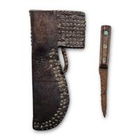 Northern Plains Tacked Knife Sheath, with Knife