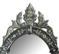 A Venetian Cut Glass Mirror