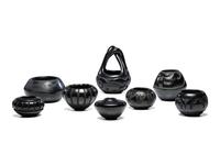 Santa Clara and San Ildefonso Blackware Pottery