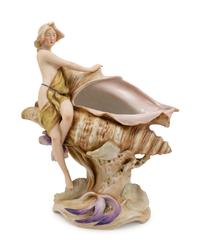 A Royal Dux Figural Vase