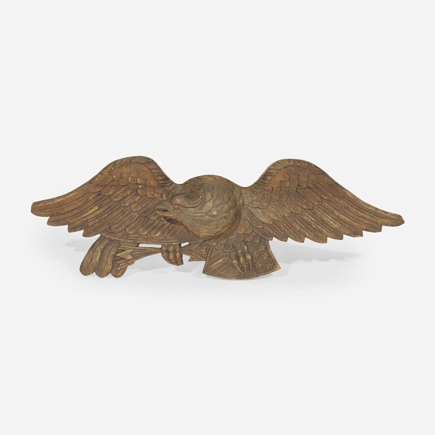 A carved American Eagle late 19th/20th century